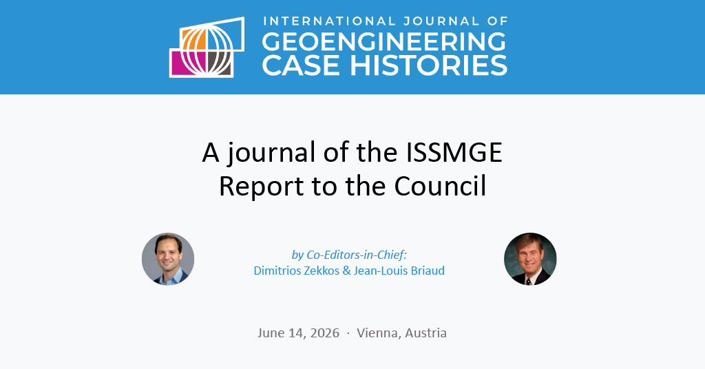 IJGCH Reports Record Impact to ISSMGE Council in Vienna
