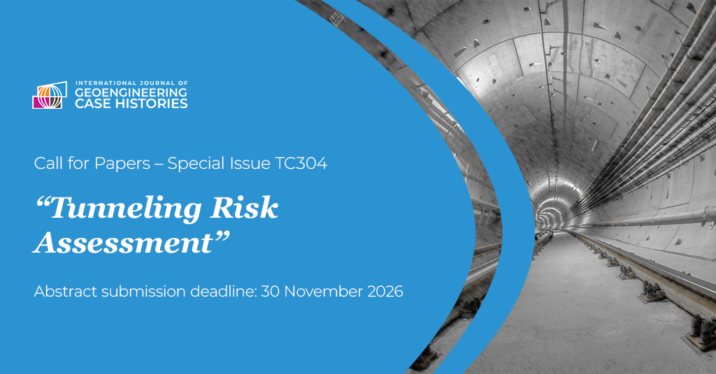 Call for Papers for Special Issue  on Tunneling Risk Assessment Case Histories